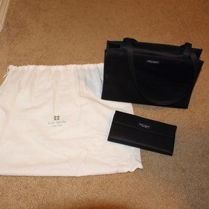 Kate Spade Tote w/ Wallet - Black